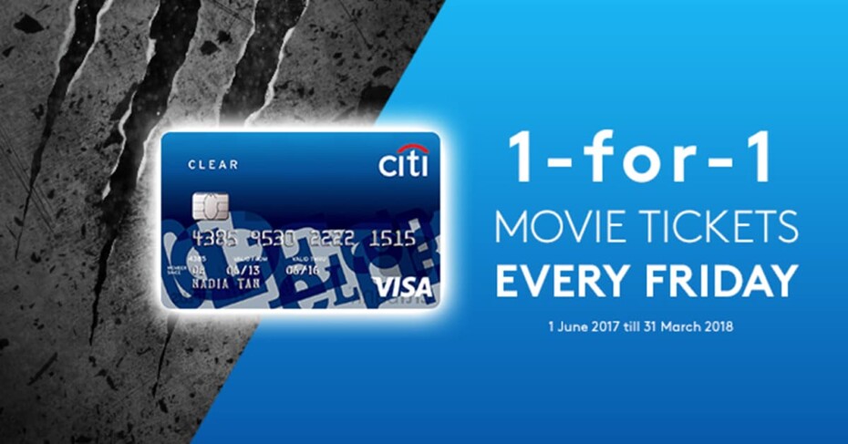 Citi Clear Card Buy 1 Free 1 Gsc Cinemas Movie Tickets Freebies My