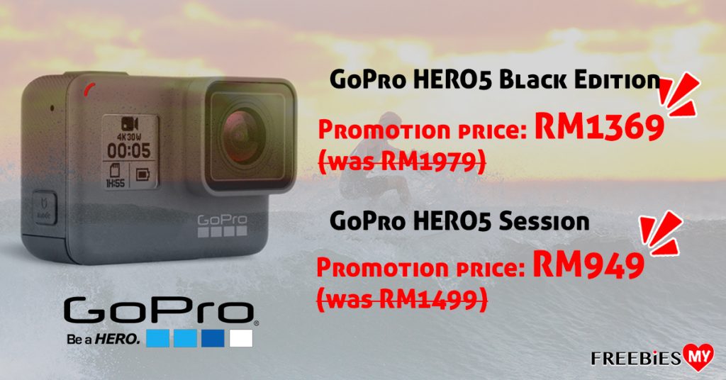 Gopro Promotion Gopro Hero5 Session Only Rm949 Freebies My